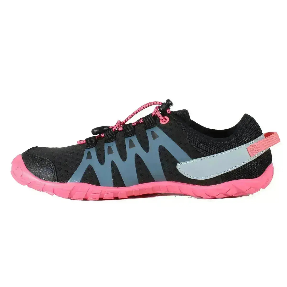 HI-Tec - Abyss Lady Negro/Fresa - zapatillas barefoot de senderismo para mujer