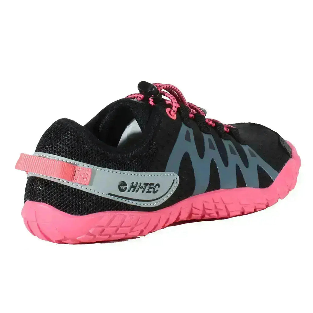 HI-Tec - Abyss Lady Noir/Fraise - chaussures barefoot légères pour trekking et outdoor