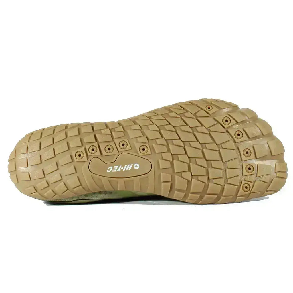 HI-Tec - Abyss Man Khaki - zapatillas barefoot de senderismo para hombre