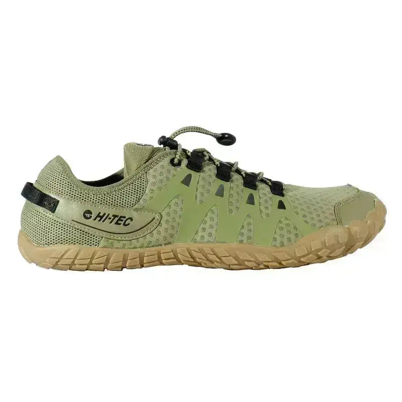 HI-Tec - Abyss Man Khaki - zapatillas barefoot de senderismo para hombre