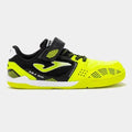 JOMA - Sala Max Kids Barefoot 2609 Jaune Fluo Indoor - Chaussures barefoot pour football en salle