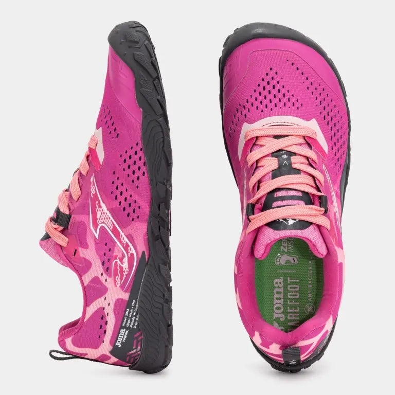 JOMA - Sima Junior 2610 Rosa - Zapatillas barefoot infantiles / juveniles para trail y senderismo