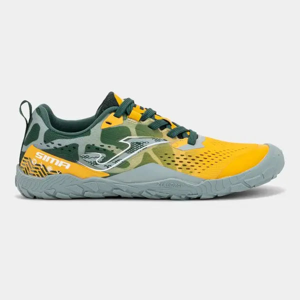 JOMA - Sima Junior 2628 Naranja Saffron - Zapatillas barefoot infantiles / juveniles para trail y senderismo