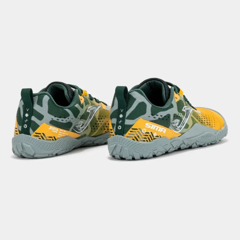 JOMA - Sima Junior 2628 Naranja Saffron - Zapatillas barefoot infantiles / juveniles para trail y senderismo