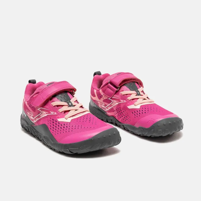 JOMA - Sima Kids 2610 Rosa - Zapatillas barefoot infantiles para trail y senderismo