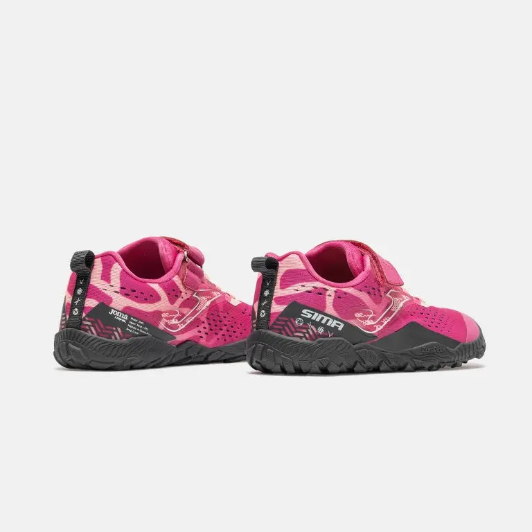 JOMA - Sima Kids 2610 Rosa - Zapatillas barefoot infantiles para trail y senderismo