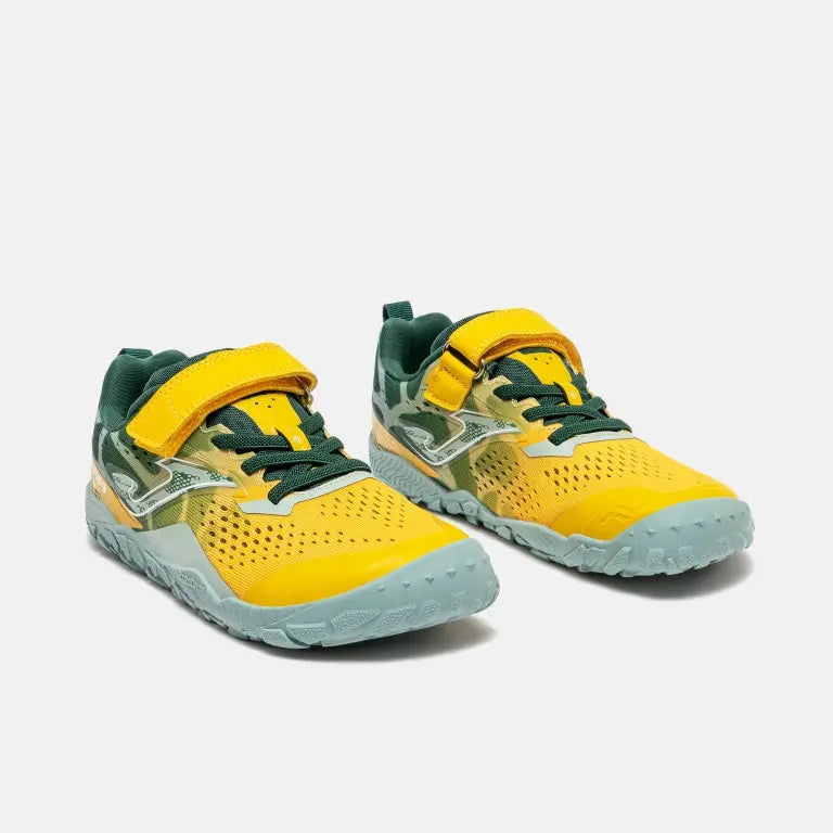 JOMA - Sima Kids 2628 Naranja Saffron - Zapatillas barefoot infantiles para trail y senderismo