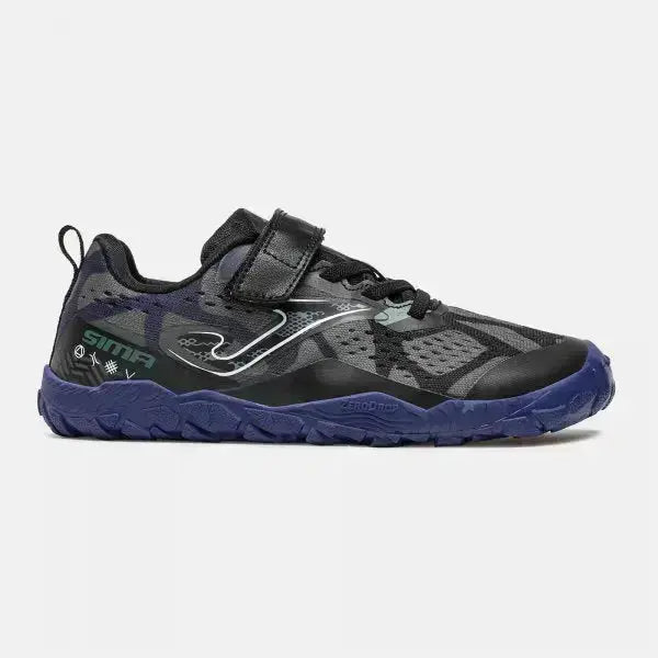 JOMA - Sima Kids 2631 Negro - Zapatillas barefoot infantiles para trail y senderismo
