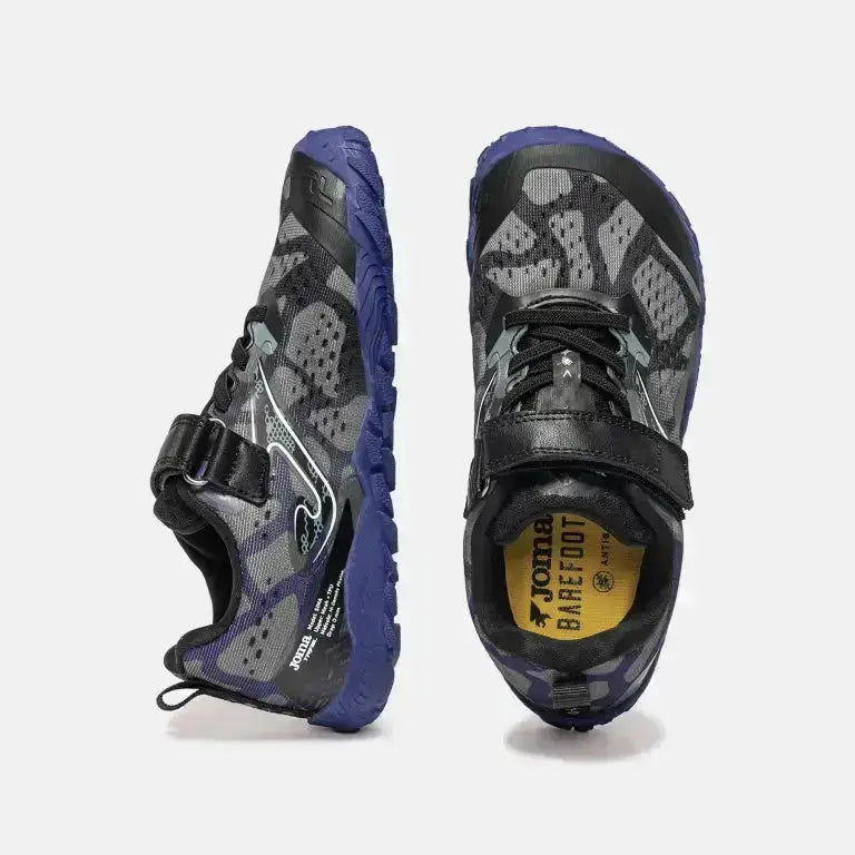 JOMA - Sima Kids 2631 Negro - Zapatillas barefoot infantiles para trail y senderismo