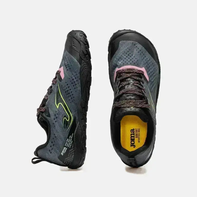 JOMA - Sima Lady 2501 Negro - Zapatillas barefoot de mujer para trail running