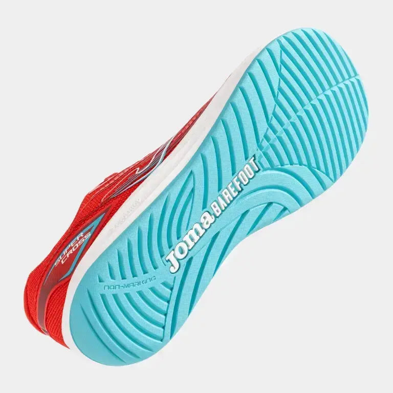 JOMA - Supercross Junior 2606 Rojo - Zapatillas barefoot juveniles de running