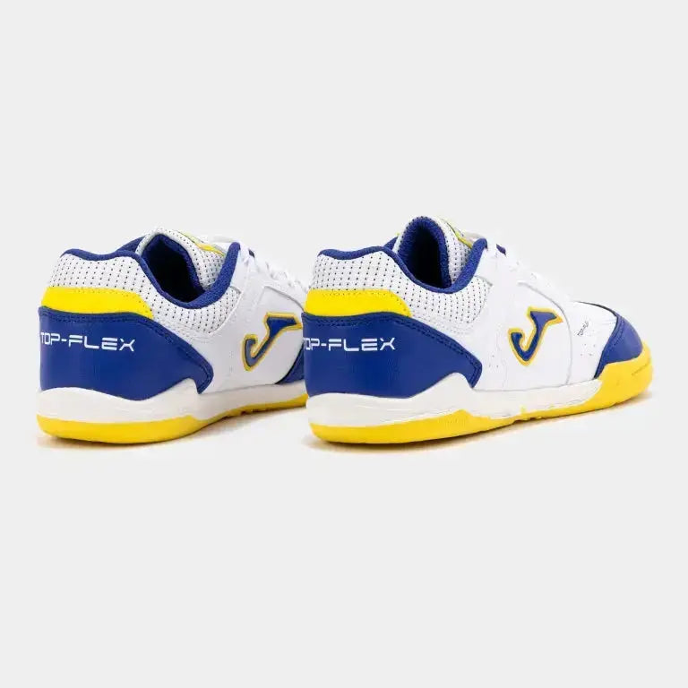 JOMA - Top Flex Junior Barefoot 2602 Blanco Indoor - Zapatillas barefoot de fútbol sala juveniles