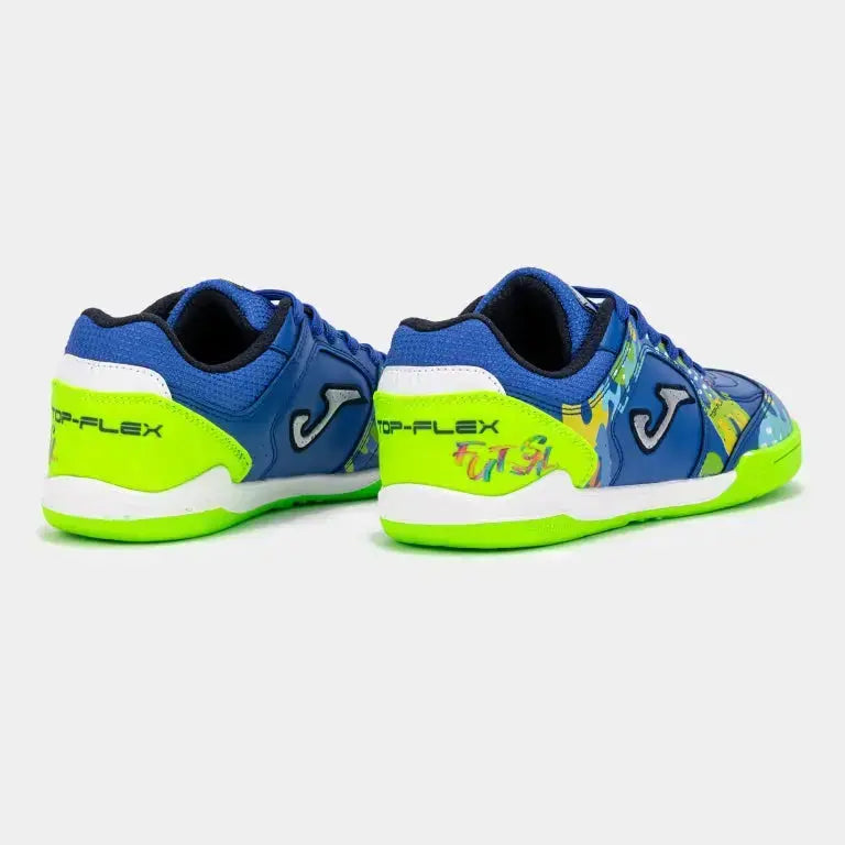 JOMA - Top Flex Junior Barefoot 2604 Royal Indoor - Zapatillas barefoot de fútbol sala juveniles