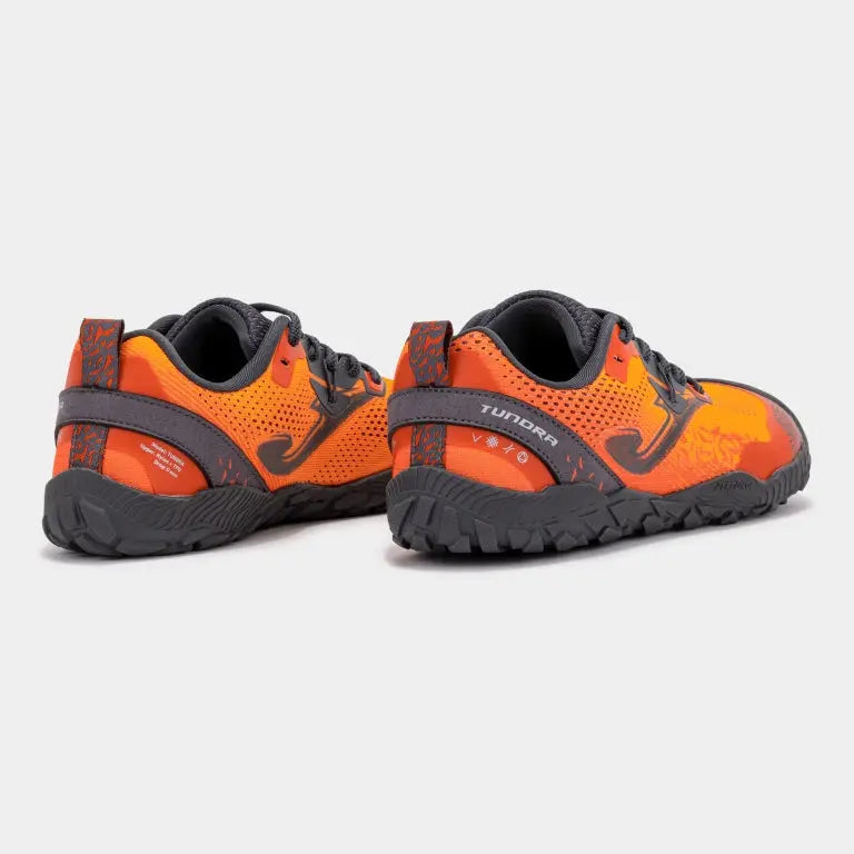 JOMA - Tundra Junior 2608 Naranja - Zapatillas barefoot infantiles / juveniles para aire libre y trail