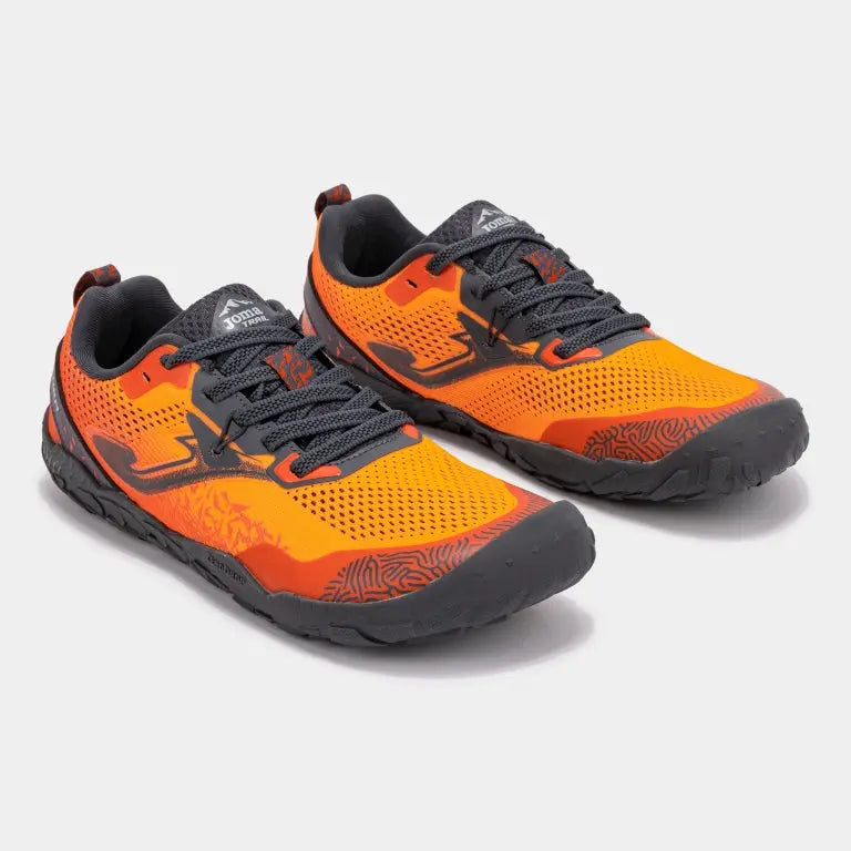 JOMA - Tundra Junior 2608 Naranja - Zapatillas barefoot infantiles / juveniles para aire libre y trail