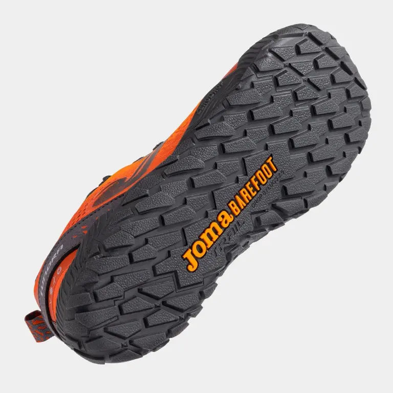 JOMA - Tundra Junior 2608 Naranja - Zapatillas barefoot infantiles / juveniles para aire libre y trail