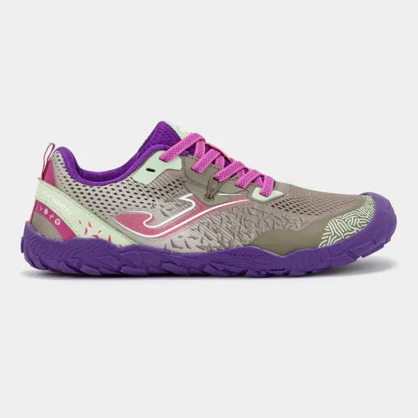 JOMA - Tundra Junior 2624 Gris Morado - Zapatillas barefoot infantiles / juveniles para aire libre y trail