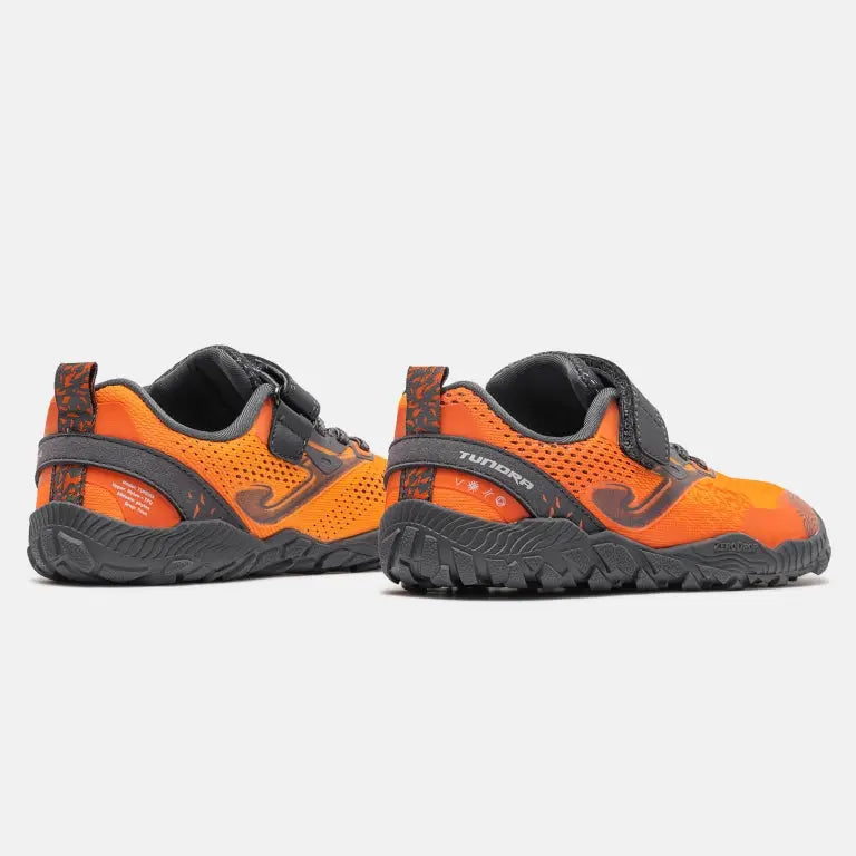 JOMA - Tundra Kids 2608 Naranja - Zapatillas barefoot infantiles para aire libre y trail