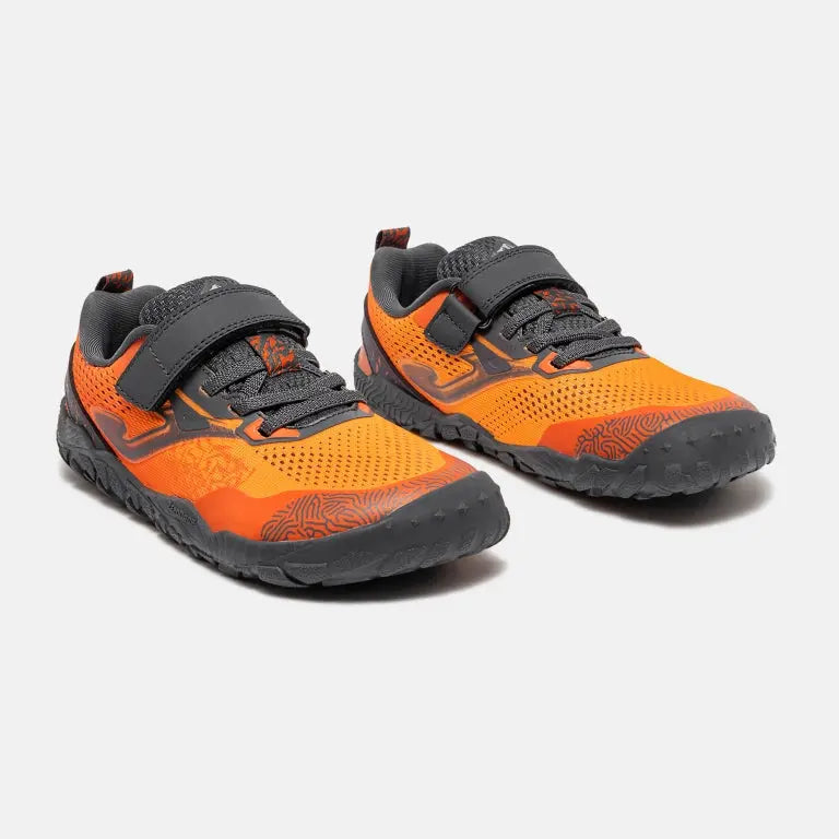 JOMA - Tundra Kids 2608 Naranja - Zapatillas barefoot infantiles para aire libre y trail