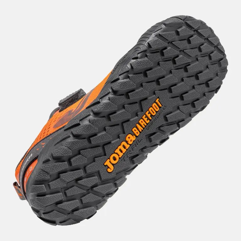 JOMA - Tundra Kids 2608 Naranja - Zapatillas barefoot infantiles para aire libre y trail