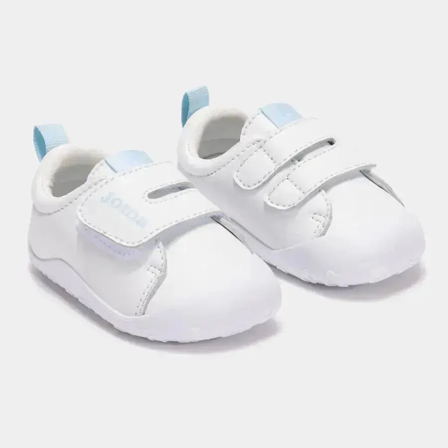 Joma - Teddy Baby Blanco & Azul - Zapatillas respetuosas de primeros pasos