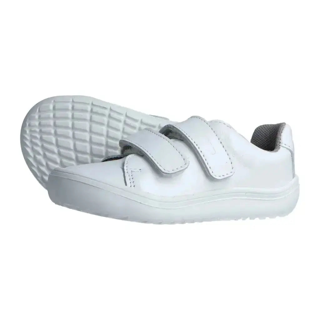 Jonap - Hope White - Zapatillas colegiales barefoot infantiles blanco