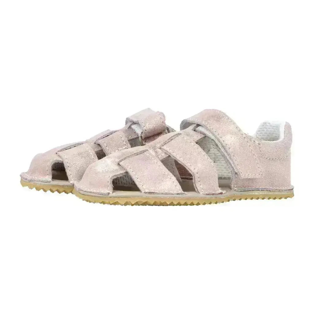 Jonap - Zula Bronze - Sandalias barefoot infantiles rosa