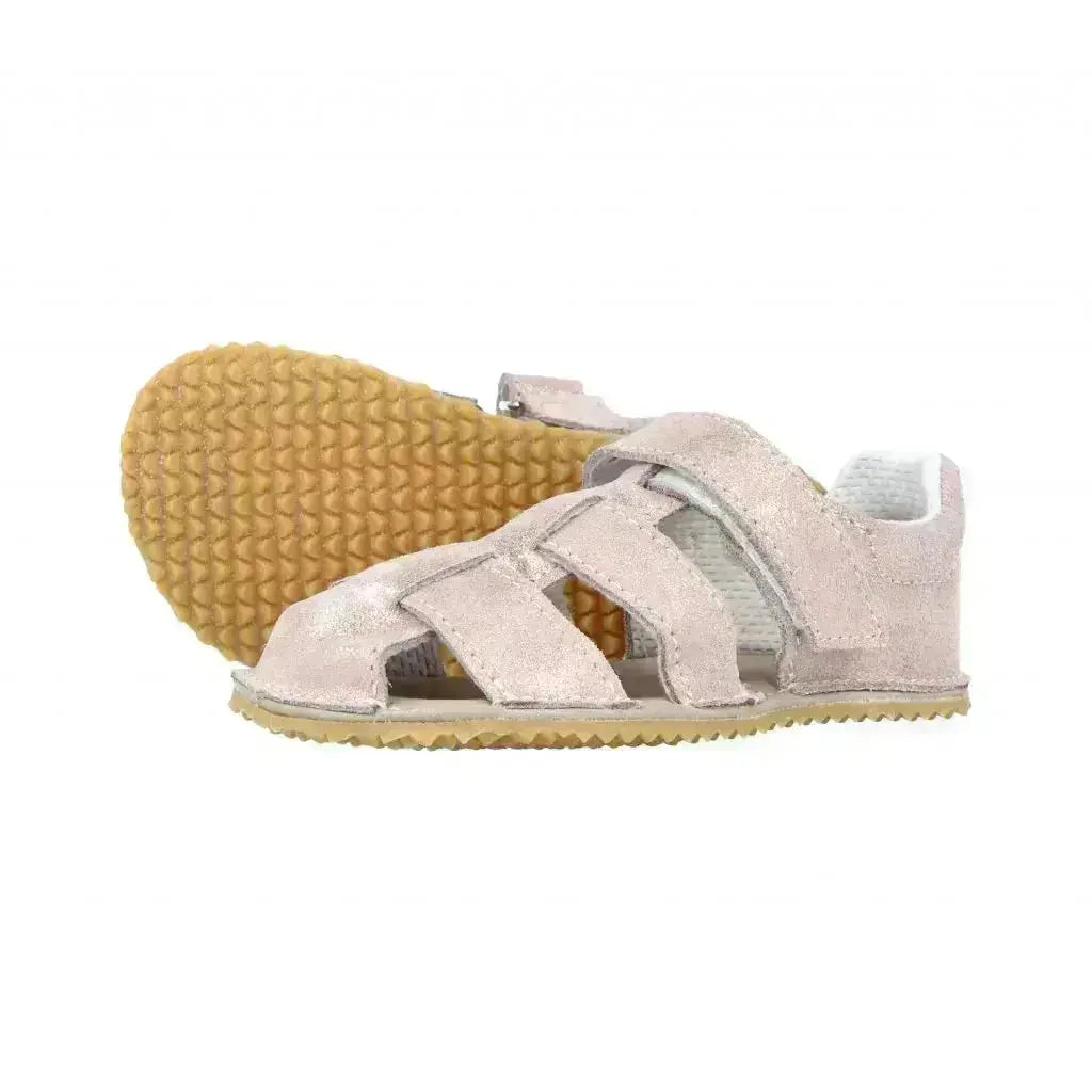 Jonap - Zula Bronze - Sandalias barefoot infantiles rosa