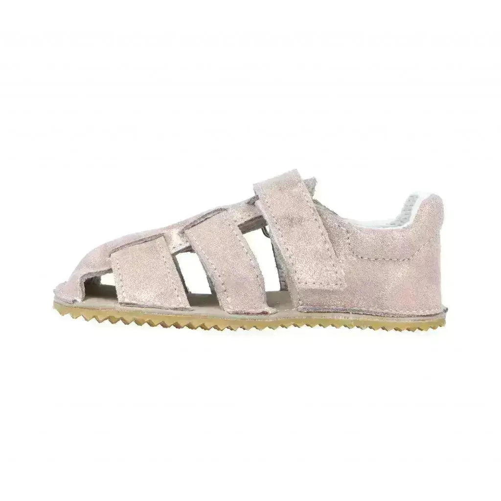Jonap - Zula Bronze - Sandalias barefoot infantiles rosa