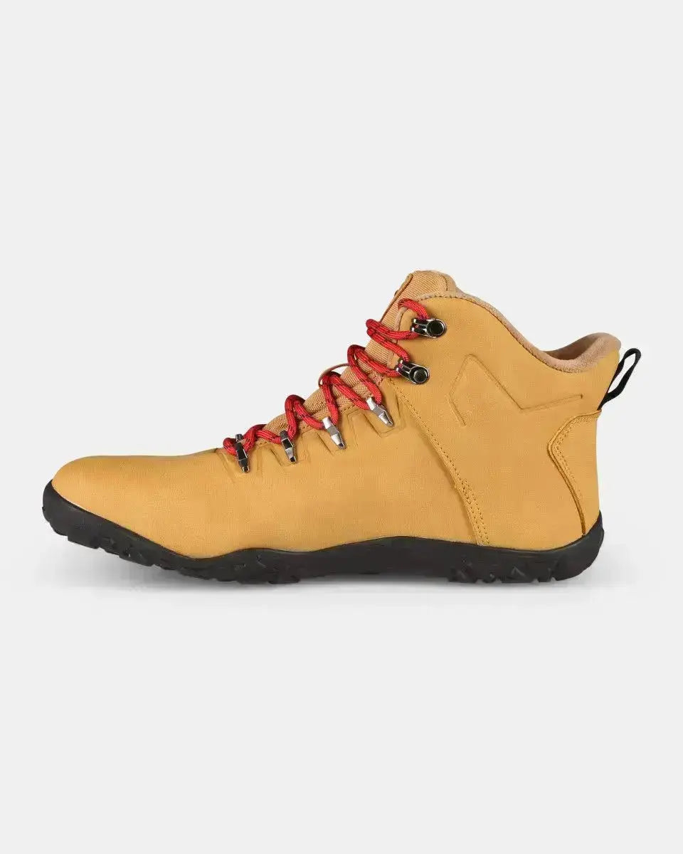 Kilpi Bare High WP-U Beige - Botas Barefoot para Senderismo Unisex Impermeables