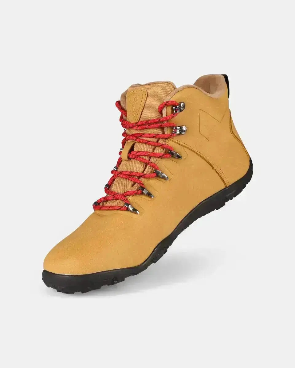 Kilpi Bare High WP-U Beige - Botas Barefoot para Senderismo Unisex Impermeables