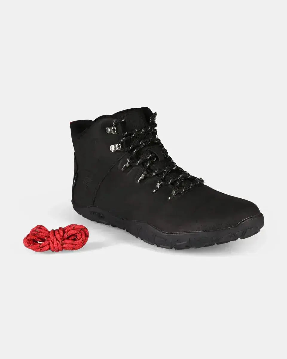 Kilpi Bare High WP-U Noir - Bottes Barefoot Imperméables pour Randonnée