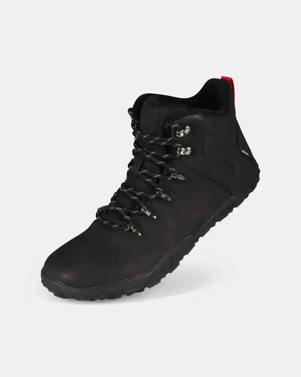 Kilpi Bare High WP-U Black - Botas Barefoot para Senderismo Unisex Impermeables