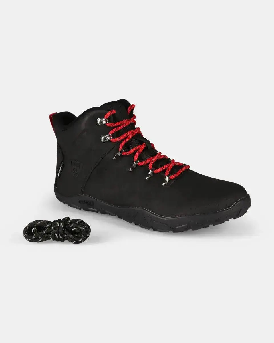 Kilpi Bare High WP-U Black - Botas Barefoot para Senderismo Unisex Impermeables