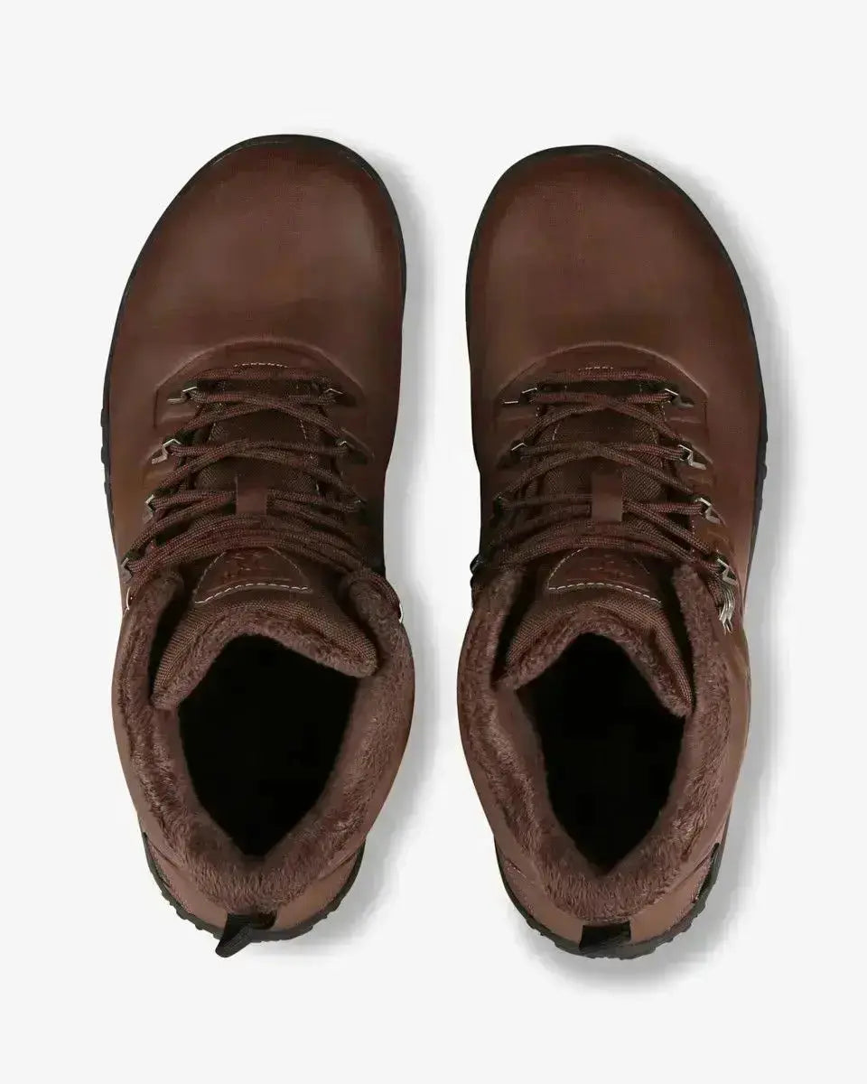 Kilpi Bare High WP-U Brown - Botas Barefoot para Senderismo Unisex Impermeables