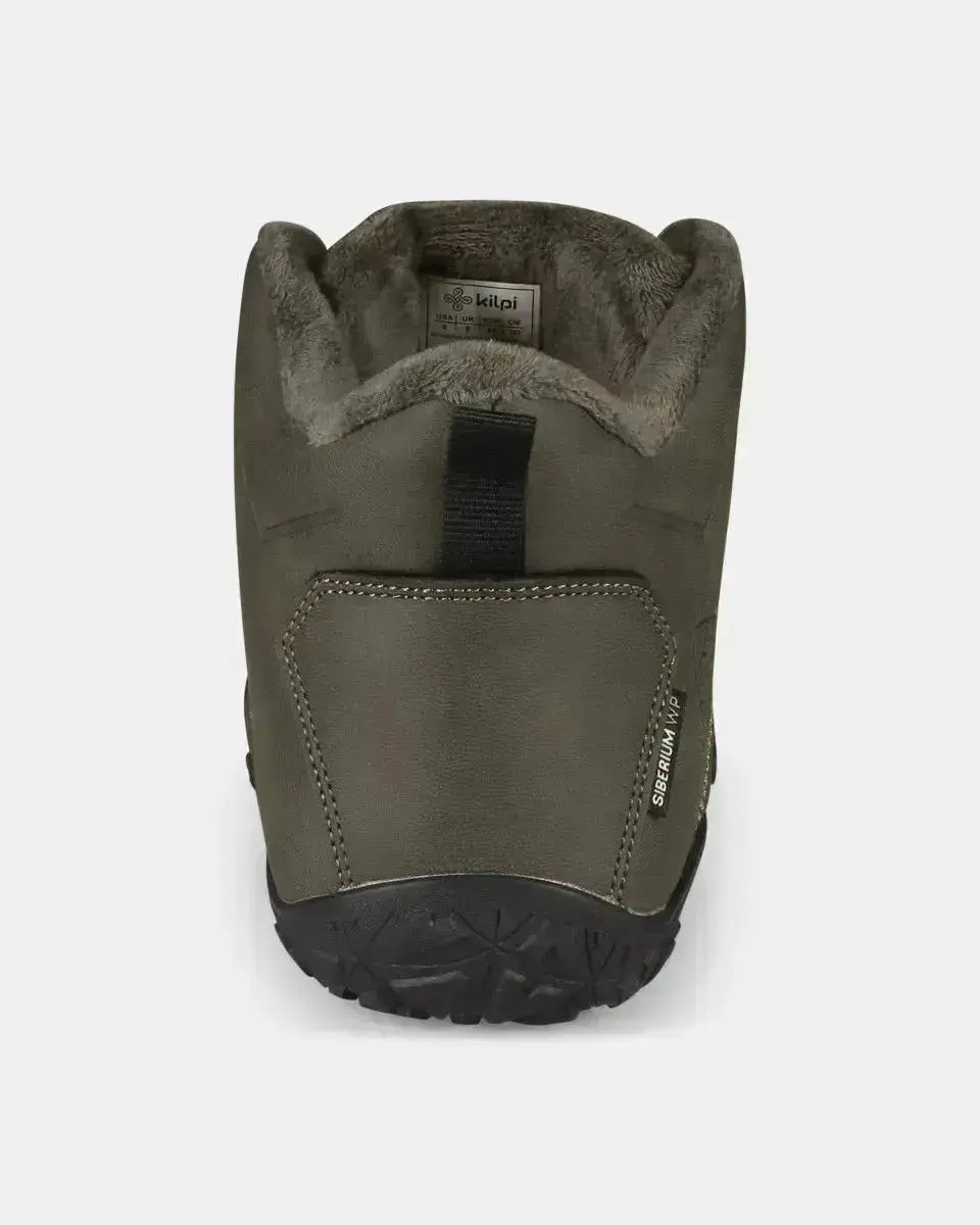 Kilpi Bare High WP-U Dark Green - Botas Barefoot para Senderismo Unisex Impermeables