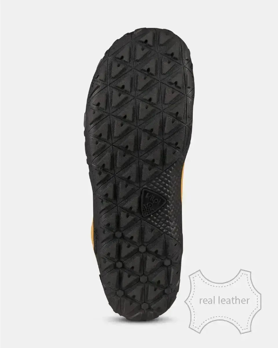 Kilpi Bare Leather High-U Beige - Bottes barefoot imperméables pour la randonnée