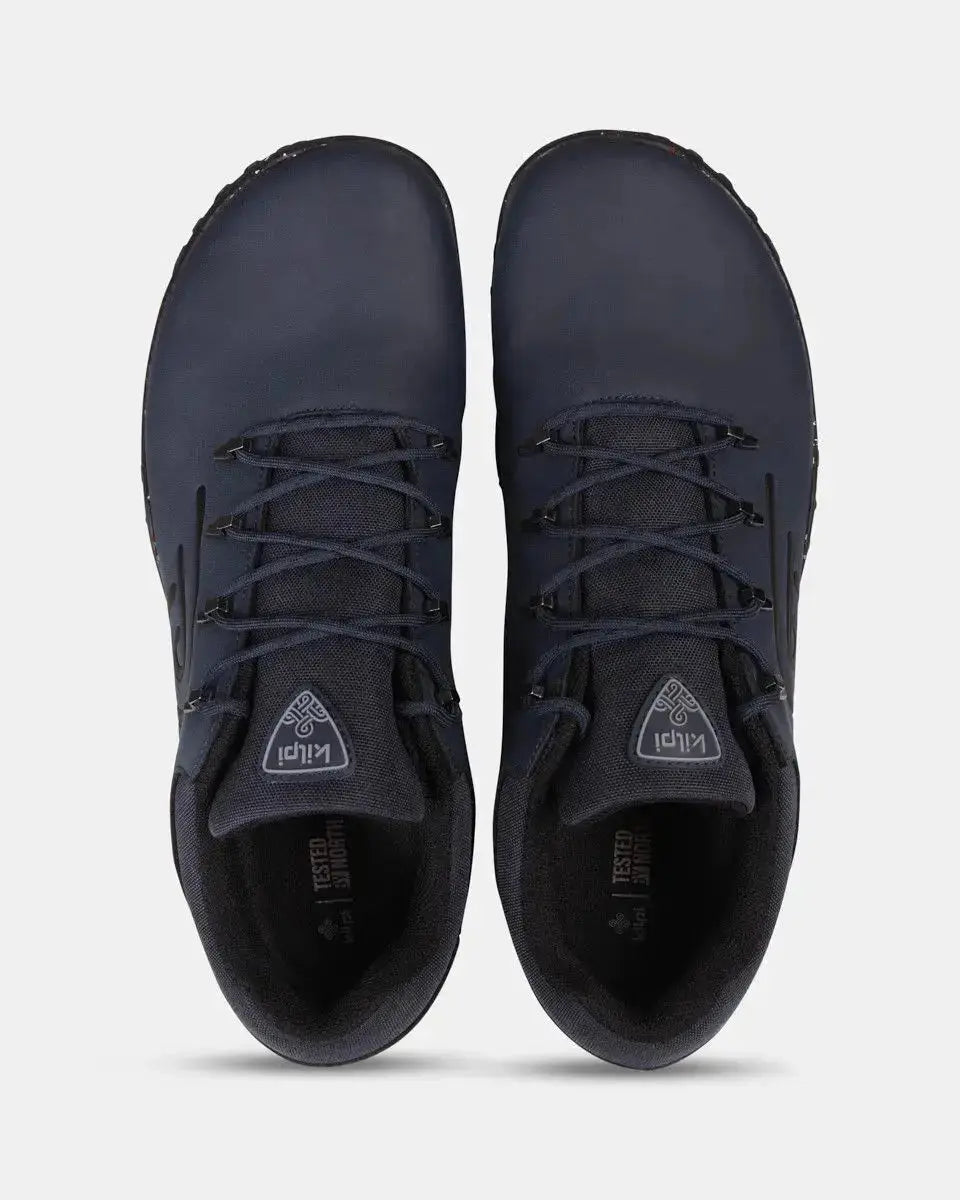 Kilpi Barelo Low-U Dark Blue - Zapatillas Barefoot para Senderismo unisex