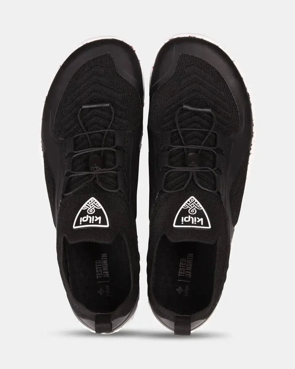 Kilpi Step Low-U Black - Zapatillas Barefoot Ligeras para Senderismo unisex
