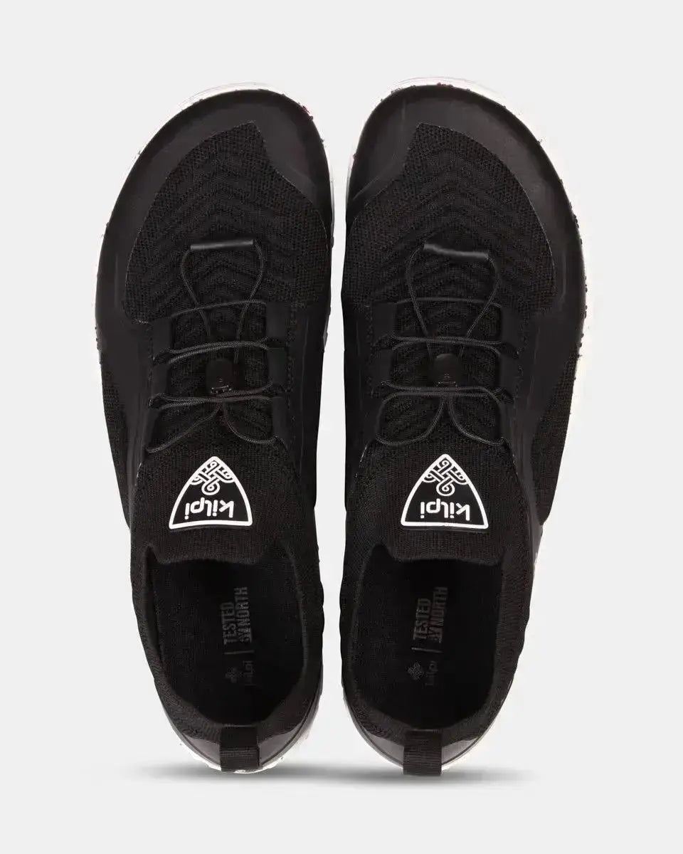 Kilpi Step Low-U Black - Zapatillas Barefoot Ligeras para Senderismo unisex