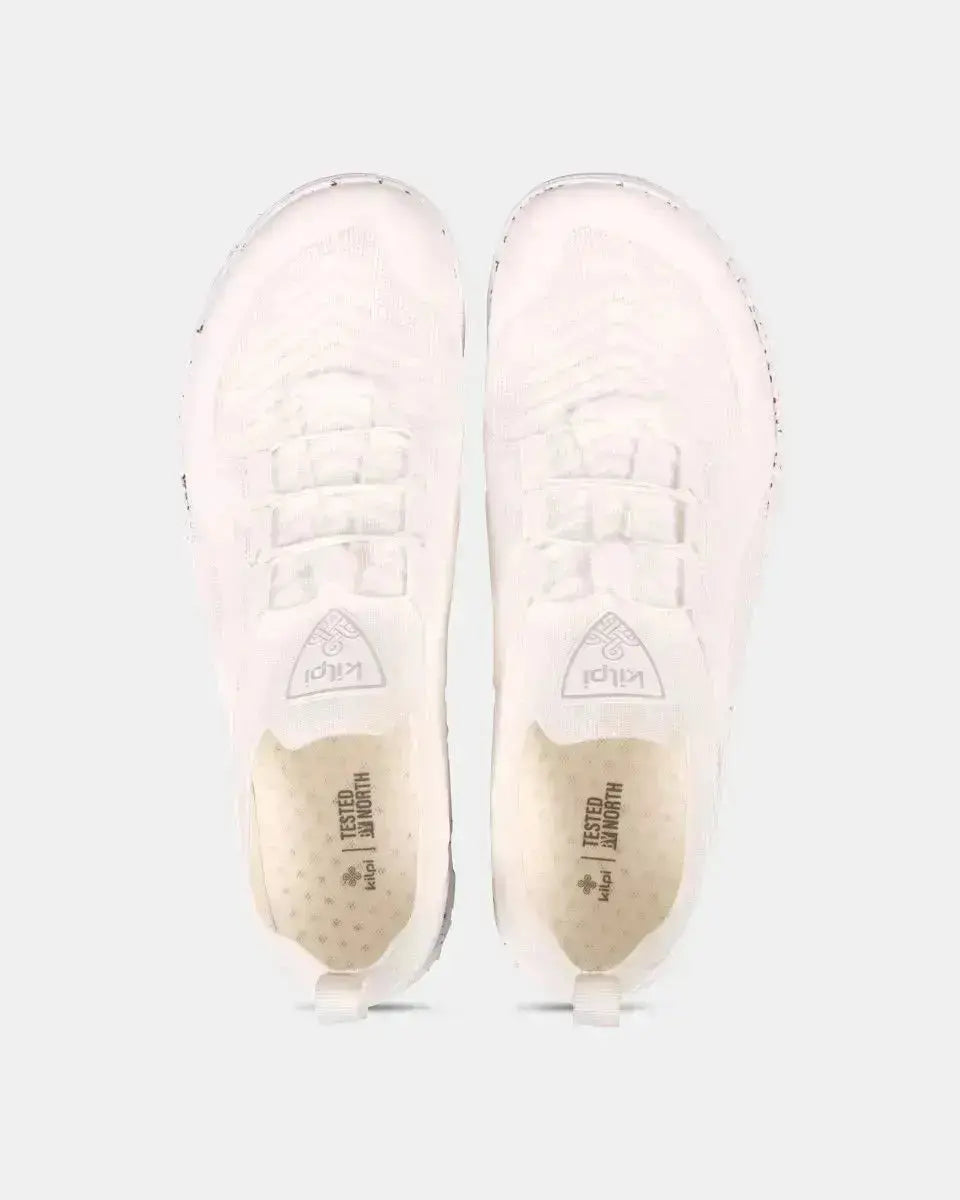 Kilpi Step Low-U White - Zapatillas Barefoot Ligeras para Senderismo unisex