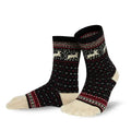 Knitido - Hossa noir / beige - Chaussettes Nordiques Barefoot Mi-mollet