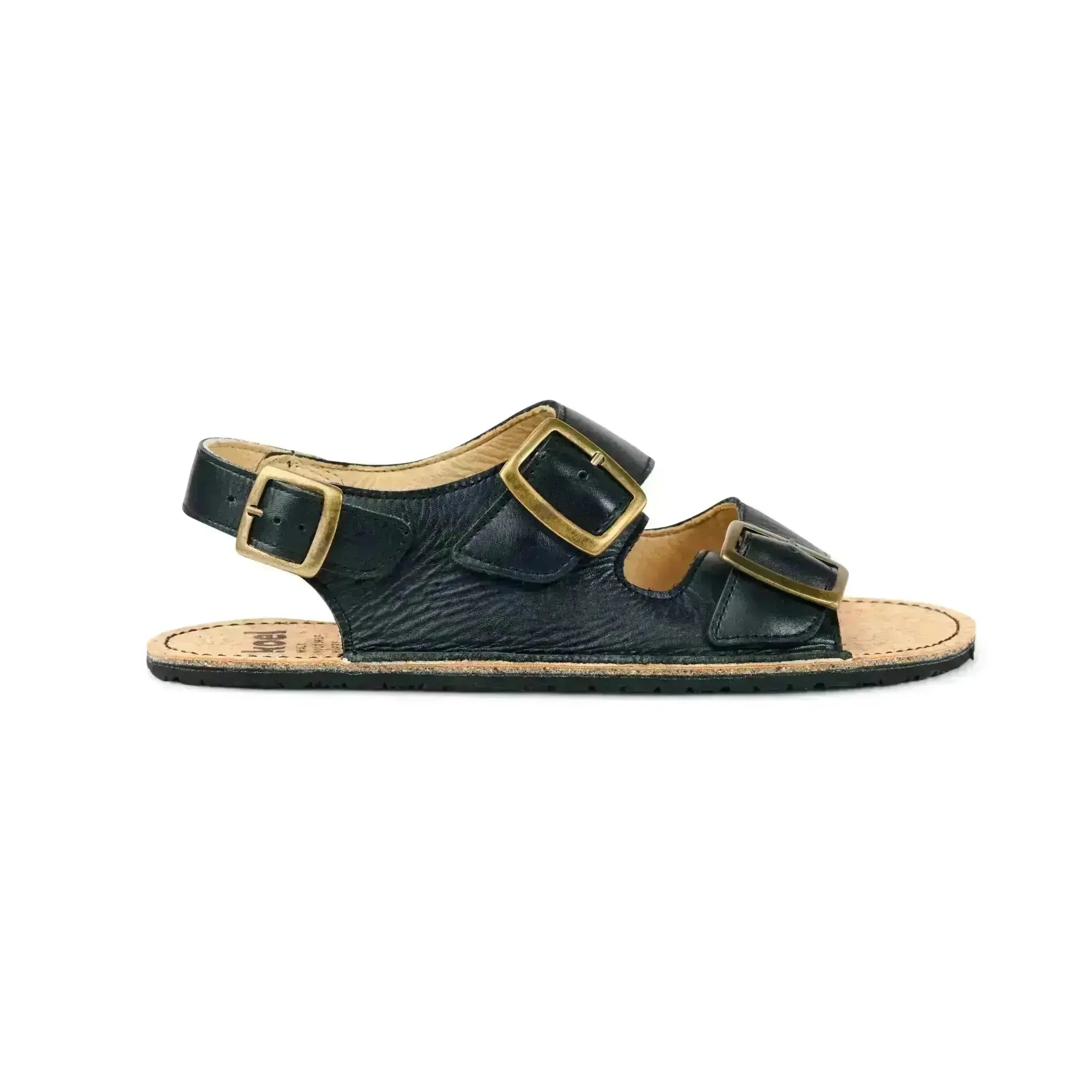 Koel - Ada Black - sandales barefoot triple boucle