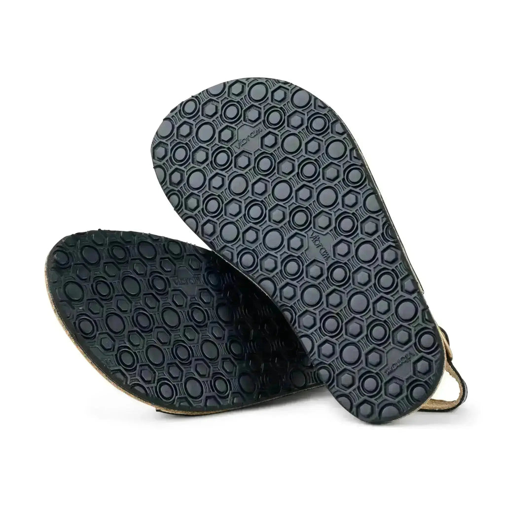 Koel - Ada Black - sandales barefoot triple boucle