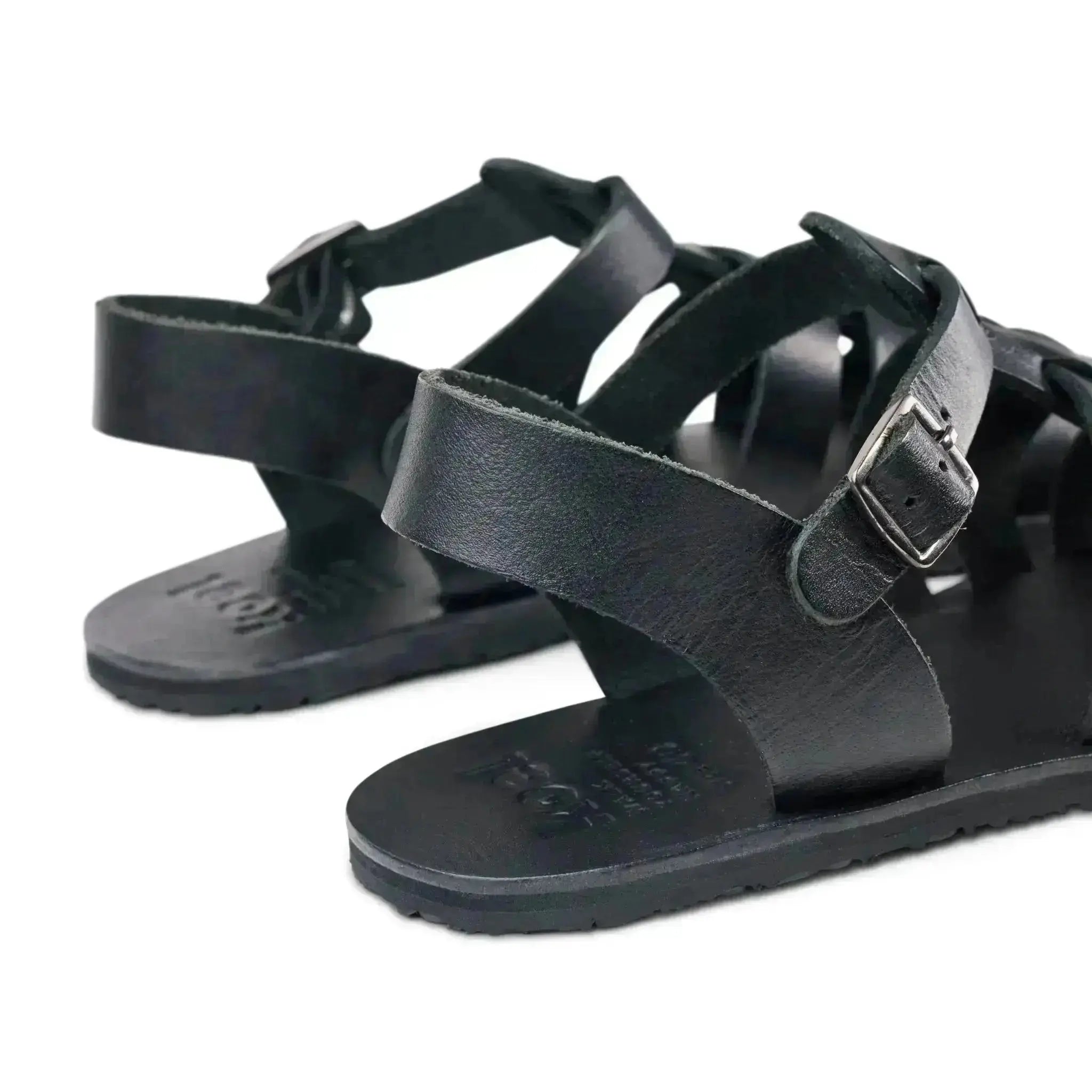 Koel - Athena Napa Black - Sandalias romanas barefoot negras para mujer