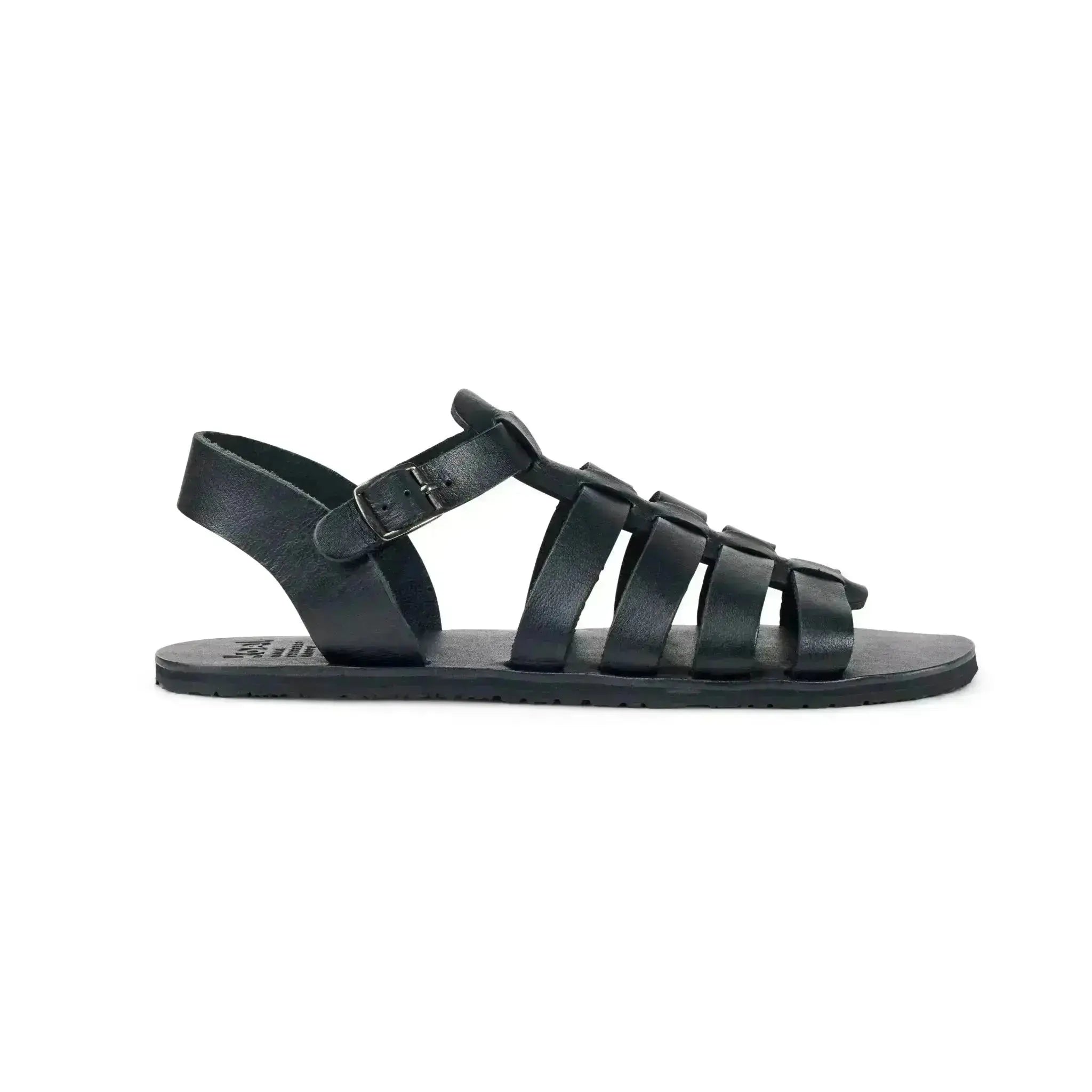 Koel - Athena Napa Black - Sandalias romanas barefoot negras para mujer
