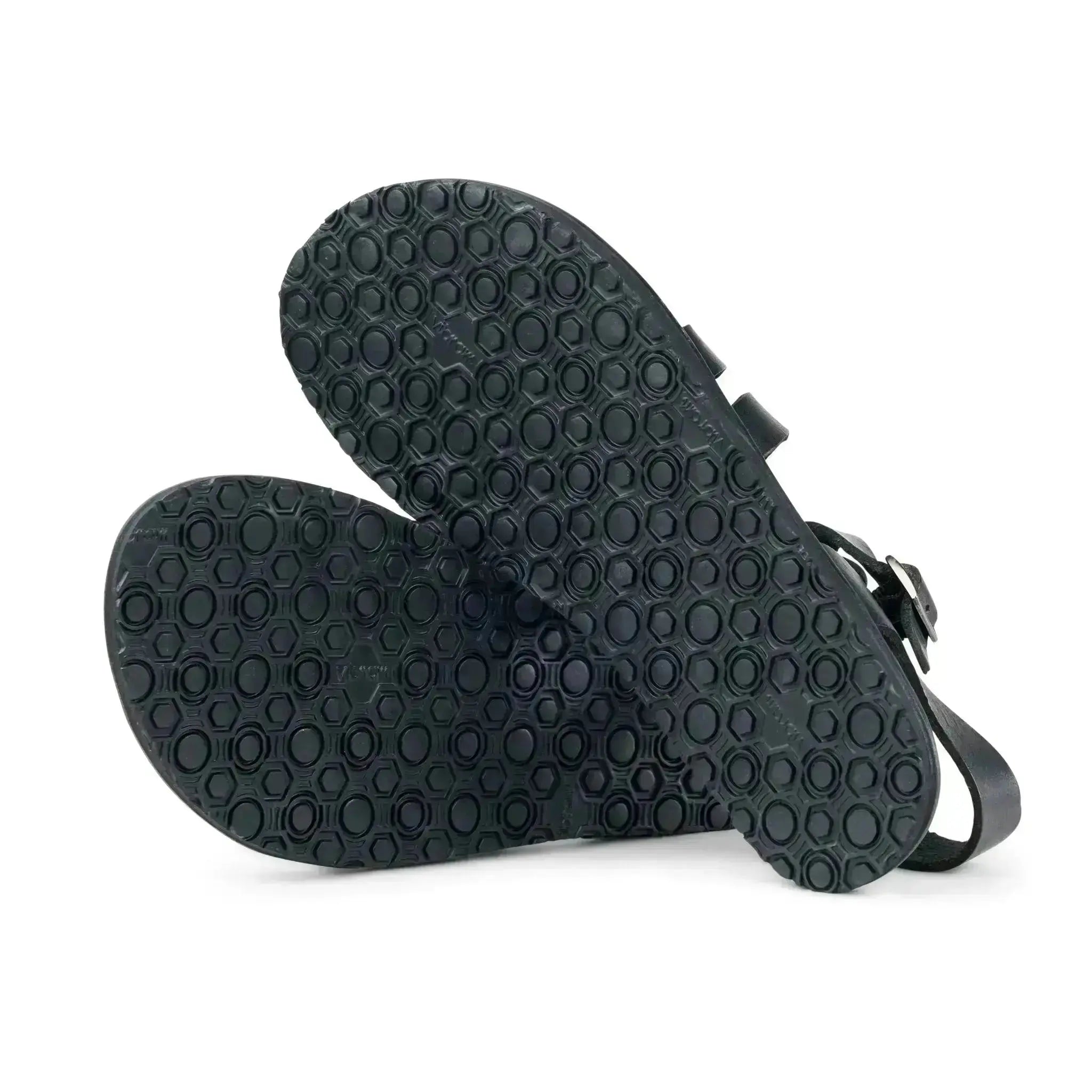 Koel - Athena Napa Black - Sandalias romanas barefoot negras para mujer