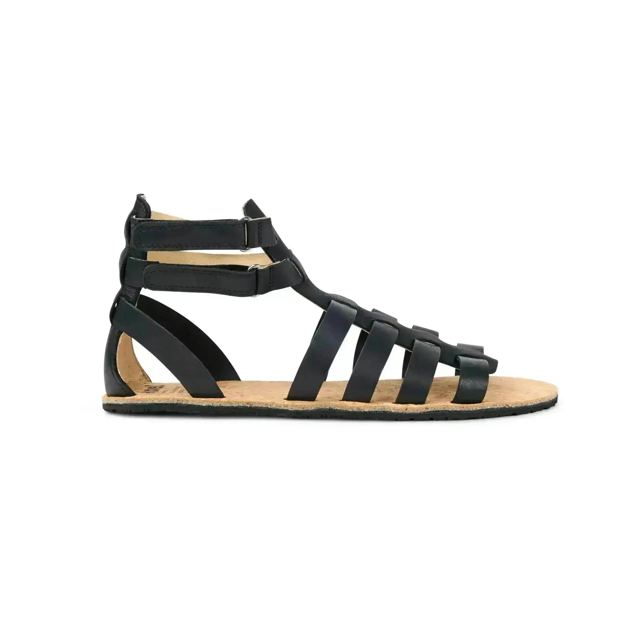 Koel - Aurelia Napa Black - Sandalias romanas barefoot negras para mujer