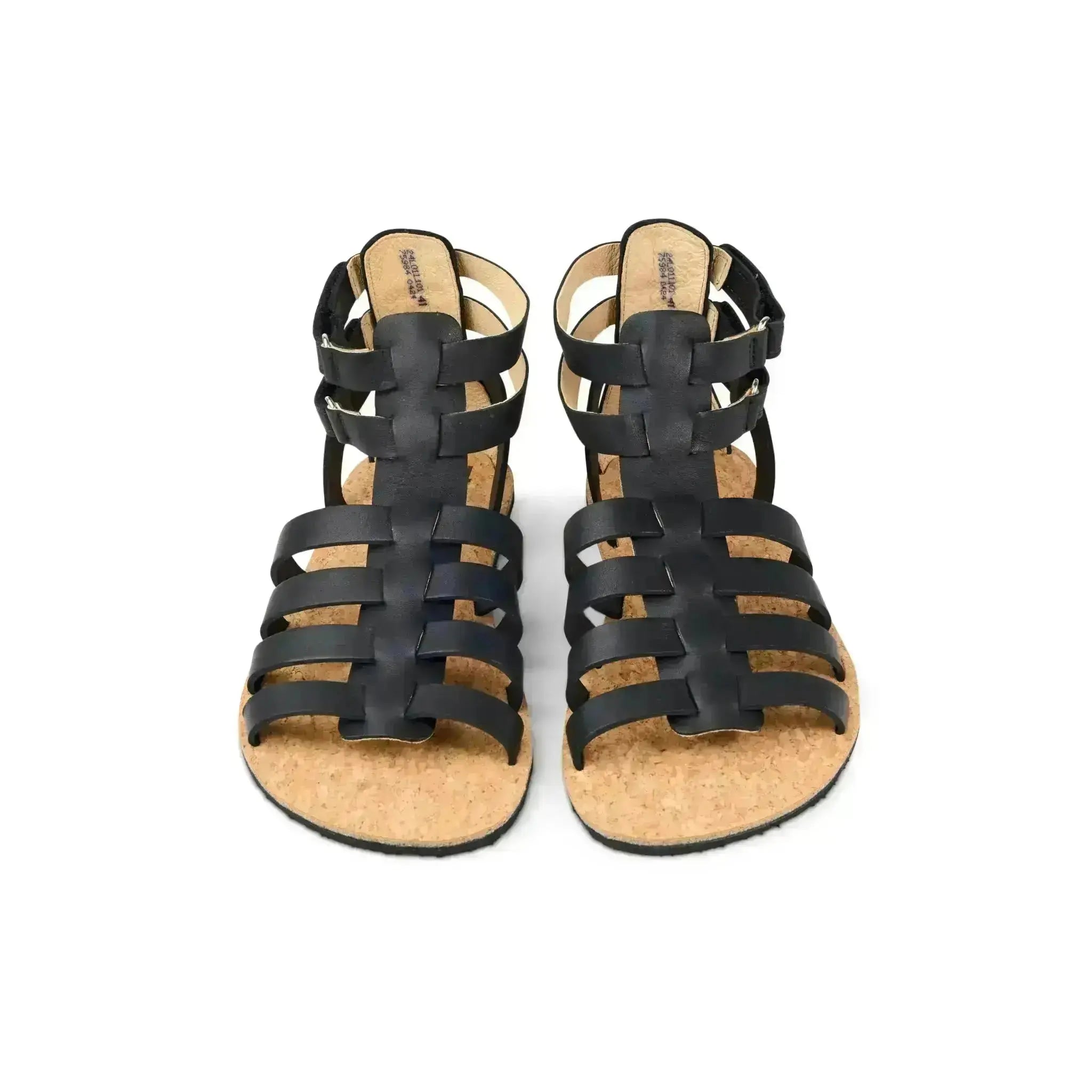 Koel - Aurelia Napa Black - Sandalias romanas barefoot negras para mujer