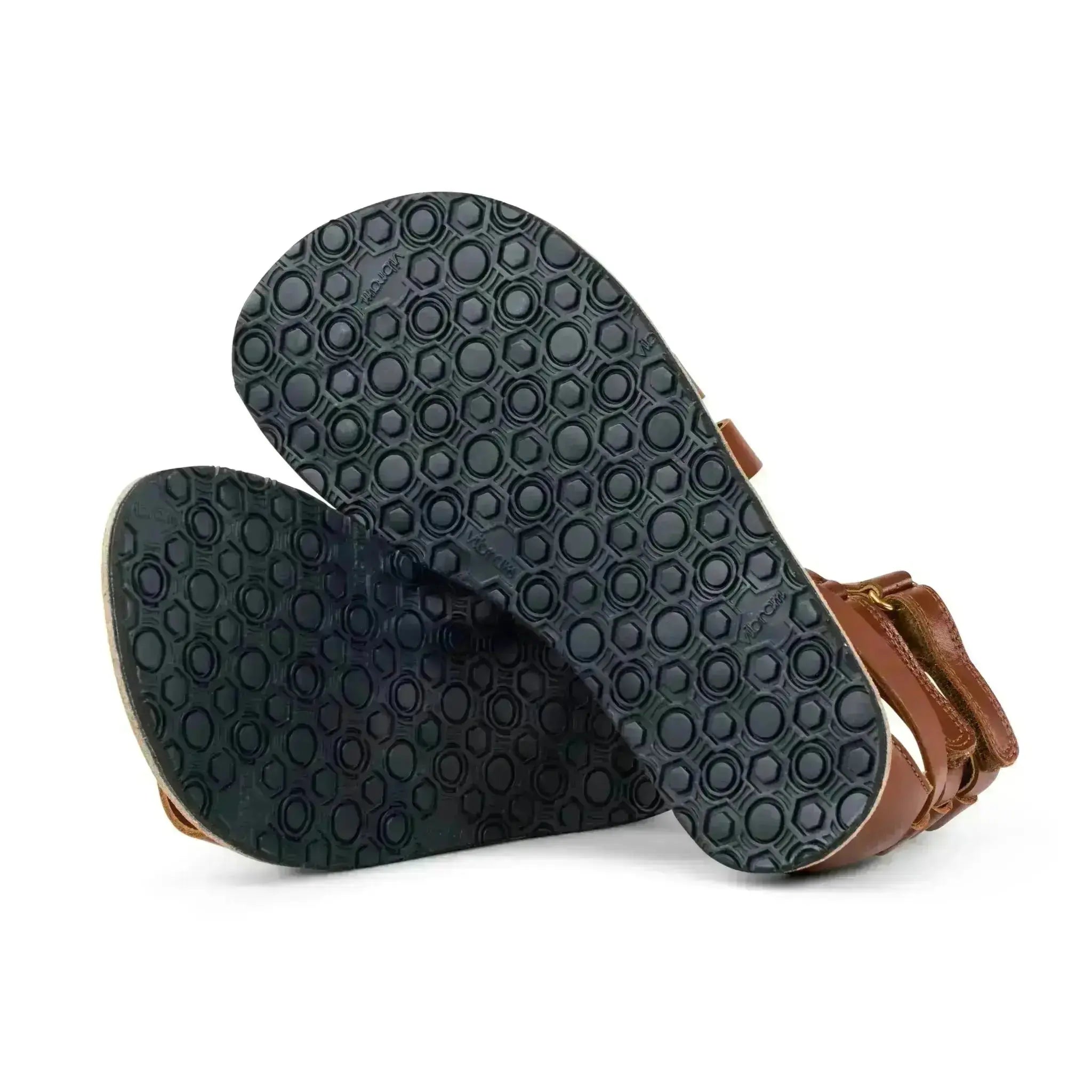 Koel - Aurelia Napa Cognac - sandalias romanas barefoot marrones para mujer